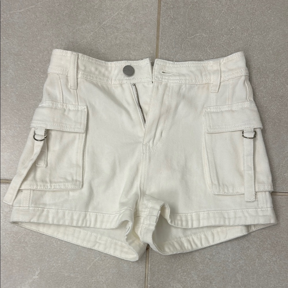 REVOLVE Women's White Cargo Shorts